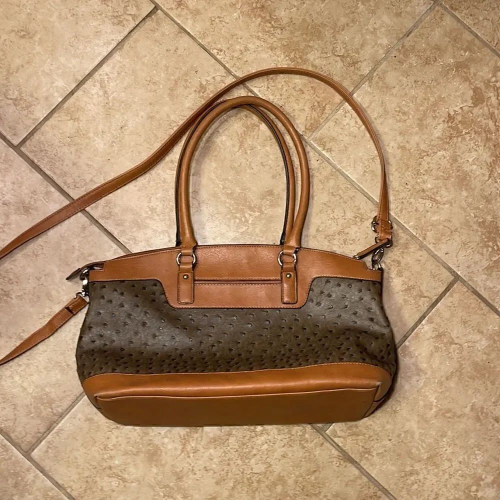 Tan vintage handbag - Picture 2 of 5